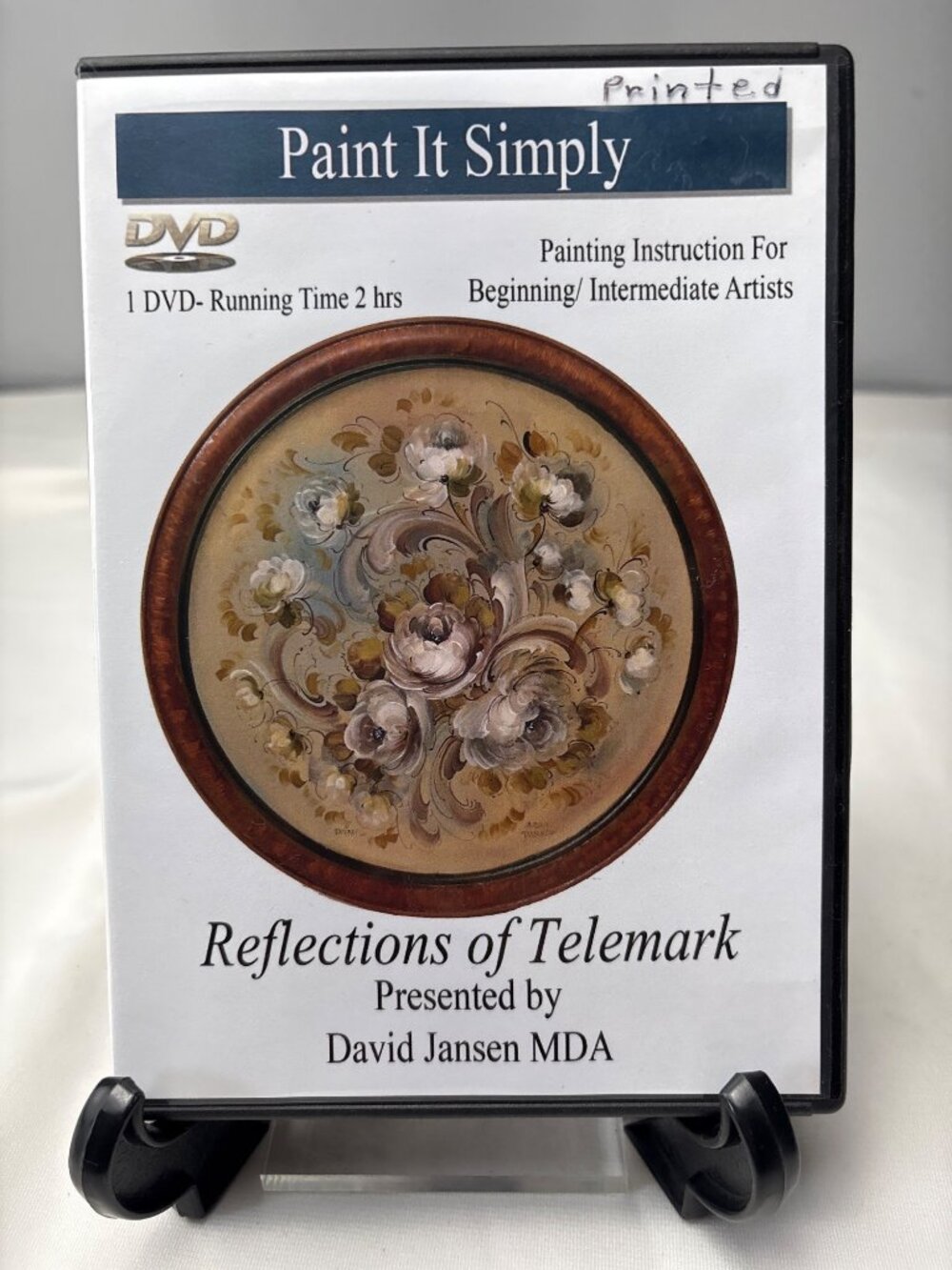Paint It Simply DVD Reflections of Telemark Painting Instruction David Jansen